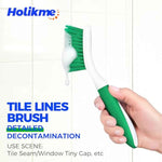 Holikme 3-piece cleaning brush set for bathroom, kitchen, and floors with ergonomic design and high-quality materials