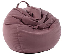 lpmoera corduroy stuffed animal storage bean bag chair cover for kids and adults pets
