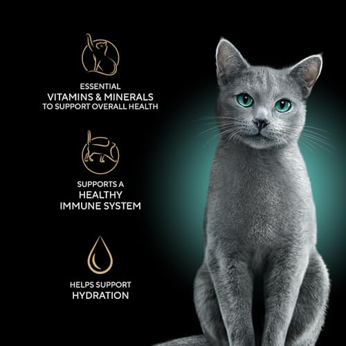 Sheba sustainable salmon wet cat food in gravy, 2.6 oz twin-pack trays, 48 servings