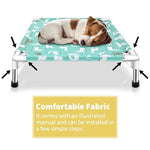 elevated-dog-bed-for-small-dogs-indoor-outdoor-use-with-soft-fabric-and-stainless-steel-frame
