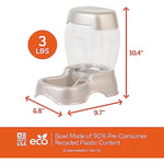 petmate pet cafe feeder dog and cat feeder, 3 sizes, made in usa, pearlescent colors