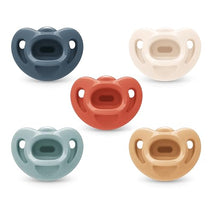 NUK Timeless Comfy Pacifiers for 0-6M Babies | 100% Silicone, BPA-Free, 5-Pack