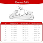 Lovely grey star print dog bed cover, 27x36 inches, waterproof and quilted, for dog/cat, easy to remove and wash