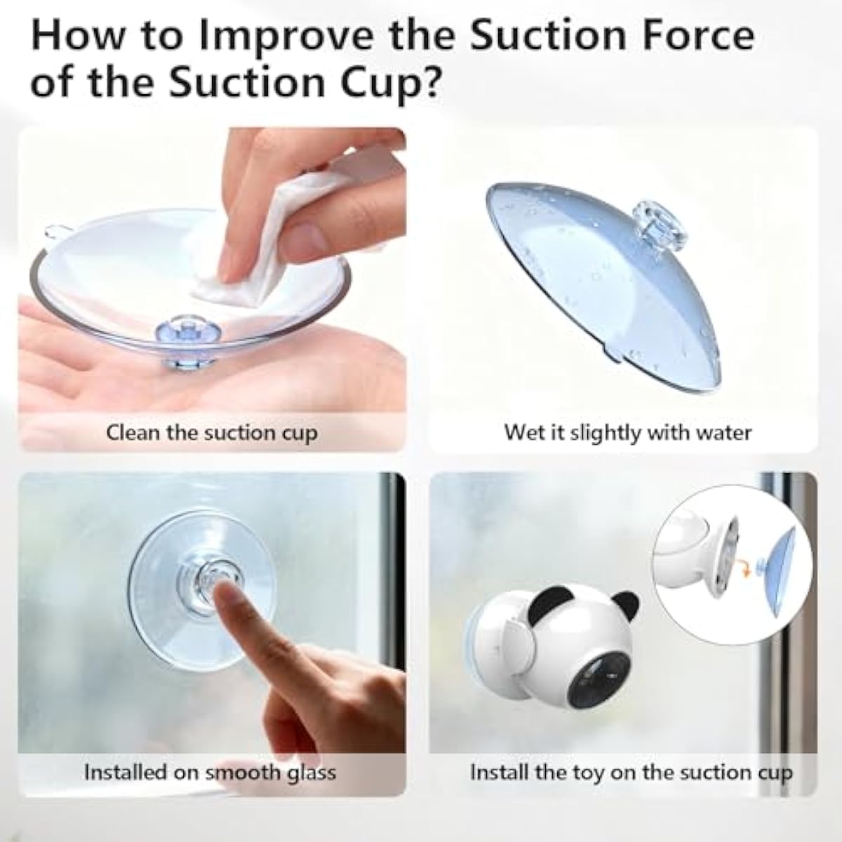 Laser Cat Toys for Indoor Cats, Truly Random Trjajectory, Suction Cup Design, Run Quiet, Interactive Cat Toy Automatic