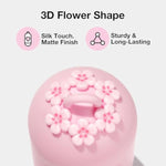vetreska dog poop bag dispenser with cherry blossom scented bags and holder, pink