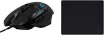 Logitech G502 Hero High Performance Wired Gaming Mouse with Hero 25K Sensor, RGB, Adjustable Weights, 11 Programmable Buttons - Black