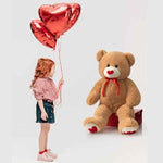 hollyhome 36in large teddy bear plush valentines gift for girlfriend kids