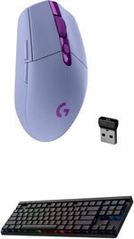 Logitech G305 Lightspeed Wireless Gaming Mouse, Hero Sensor, 12,000 DPI, Lightweight, 6 Buttons, 250h Battery, PC, Mac - Black