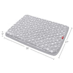 Lovely grey star print dog bed cover, 27x36 inches, waterproof and quilted, for dog/cat, easy to remove and wash