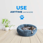 Whiskers & Friends 20-inch and 23-inch round cat and dog beds for indoor pets with orthopedic support and self-warming features