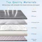 Large dog bed for 150 pounds dogs, 47 inches orthopedic mattress with anti slip bottom and removable cover