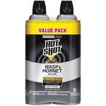Hot Shot Wasp And Hornet Killer Aerosol, Up to 27-Foot Jet Spray, 14 Ounces, 2 Pack