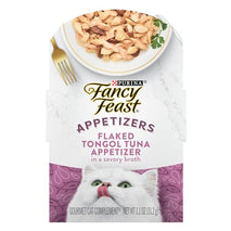 Purina grain free flaked tuna cat food topper in 1.1 oz trays, pack of 10