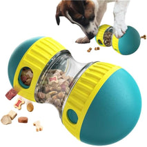 adjustable treat dispensing ball for small medium large dogs to keep them busy, green