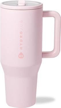 40 oz Insulated Stainless Steel Water Bottle with Handle and Flip Straw
