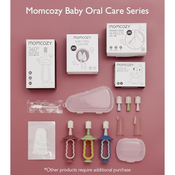 momcozy baby tongue cleaner gauze 40 count disposable oral cleaner for newborns and toddlers