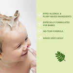 WBM Baby Care 3-in-1 Baby Shampoo, Body Wash & Conditioner, Care From Nature,100% Plant-Based, No Tear Formula, Safe on Babies Skin, Kids Shampoo 300 ml/ 10 fl. Oz