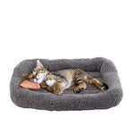 Enjoying 10" x 15" Polycotton Pet Bed with Pillow and Anti Skid Bottom for Cats, Puppies, and Small Dogs