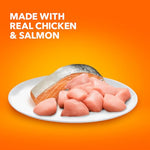 iams chicken and salmon dry cat food for picky eaters 3lb bag