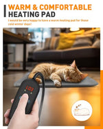 petnf pet heating pad with temperature adjustment 6 levels waterproof indoor