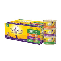 wellness complete health grain-free chicken & turkey cat food 3oz 12 pack