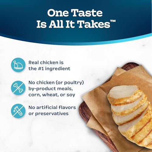 Blue Buffalo Tastefuls Adult Dry Cat Food, Sensitive Stomach Formula, Made in USA, Chicken Recipe, 7-lb Bag