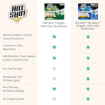 Hot Shot Fogger With Odor Neutralizer 6 Count-2 Ounce Cans (2 Pack), Controls Heavy Insect Infestations