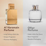 Al Haramain Amber Oud Gold Edition - Long Lasting Unisex Arabian Perfume 2 oz