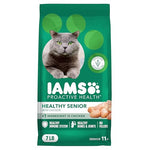 iams proactive health senior dry cat food with chicken, 7 lb bag, complete and balanced nutrition