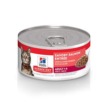Hills Science Diet Adult 1-6 Premium Nutrition Wet Cat Food Salmon Minced 5.5 oz Can Case of 24