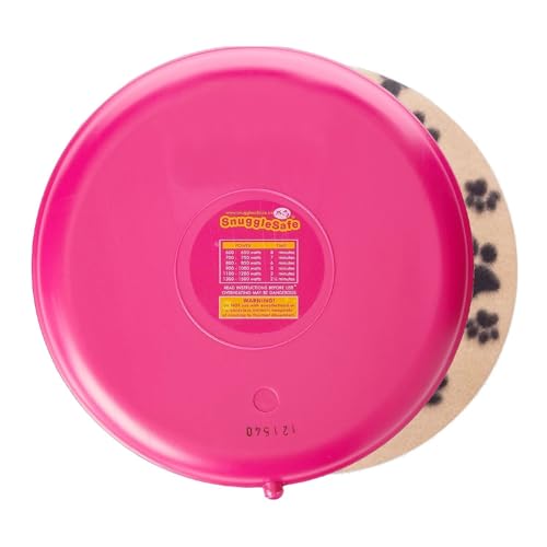 SnuggleSafe Original Microwave Heat Pad for Pets - Chew Proof, Water Resistant, Up to 10 Hours Warmth for Small Animals