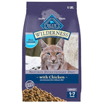 Blue Buffalo Wilderness Nature's Evolutionary Diet High-Protein, Grain-Free Natural Dry Food for Adult Cats, Chicken, 6-lb. Bag