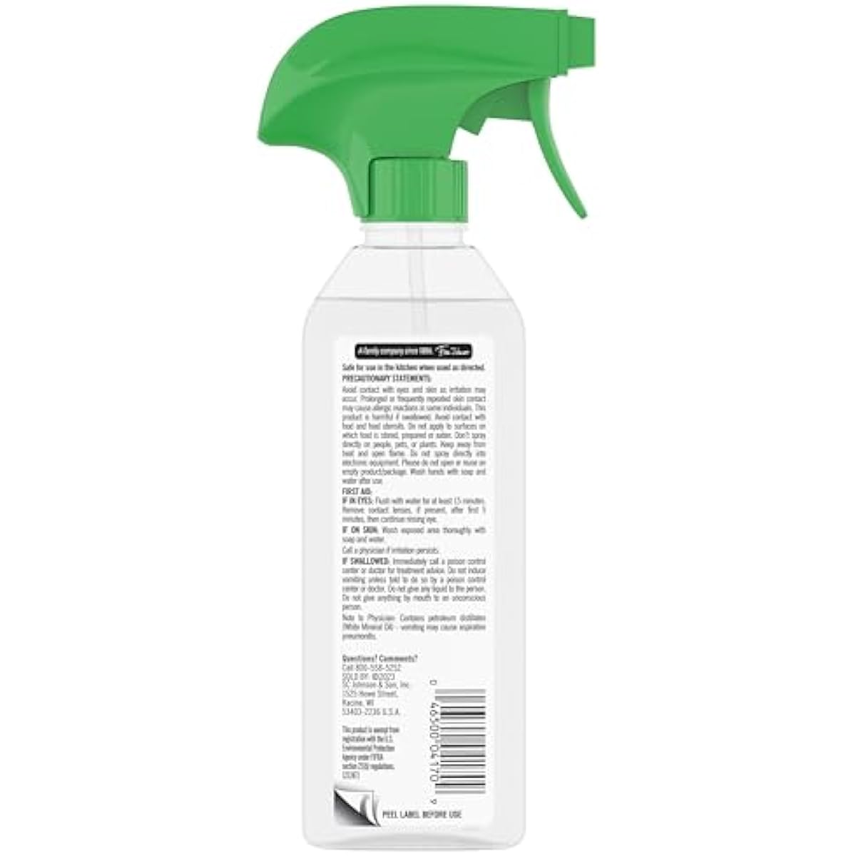 Raid Essentials Multi-Insect Killer Spray, Child and Pet Safe, for Indoor Use, Lemongrass Scent, 12 fl oz