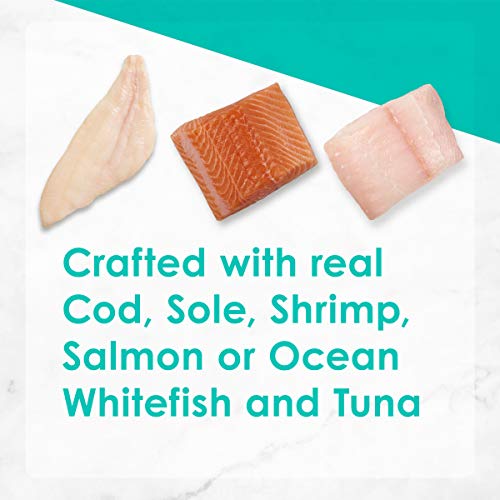 Purina Fancy Feast Seafood Classic Pate Grain Free Wet Cat Food Variety Pack - 24 cans, 3 oz. each