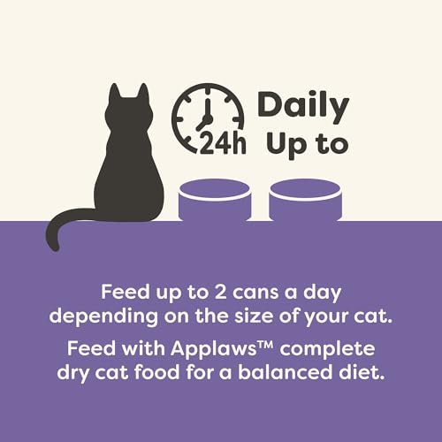 Applaws Natural Wet Canned Cat Food, high protein, limited ingredients, no artificial additives, fish selection variety pack in broth, 16 x 2.47oz cans