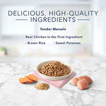 blue buffalo tastefuls natural tender morsels wet cat food, chicken entrée 5.5-oz cans, 24-pack