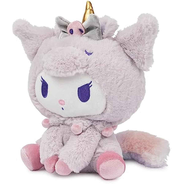 GUND Sanrio Kuromi Unicorn Plush Toy, Premium Stuffed Animal for Ages 1 and Up, Purple, 6”