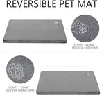 EMPSIGN grey reversible dog crate pad mattress firm support for small to XX-large dogs 35" x 22" x 3"
