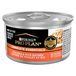 purina pro plan high protein cat food complete essentials wet gravy chicken and rice entree