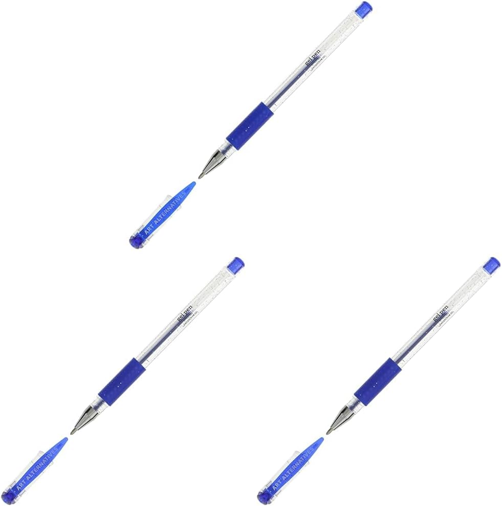 Art Alternatives Gel Pen, Metallic Pink - Ballpoint - Non-Smear + Quick Dry - Writing, Drawing, Coloring, Journal, Planner