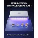 Fruit Fly Traps for Indoors (1 Device+10 Refills) Plug in Fly Trap for Gnats, Fruit Flies, Flying Insects Sleek Design Indoor Safe
