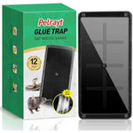 Glue Mouse Traps Indoor for Home, Rat Trap-12 Pack, Large Heavy Duty Glue Traps for Safe Home Pest Control. Pre-Scented, Non-Toxic Sticky Boards for Mice, Rats & More. Easy To Use