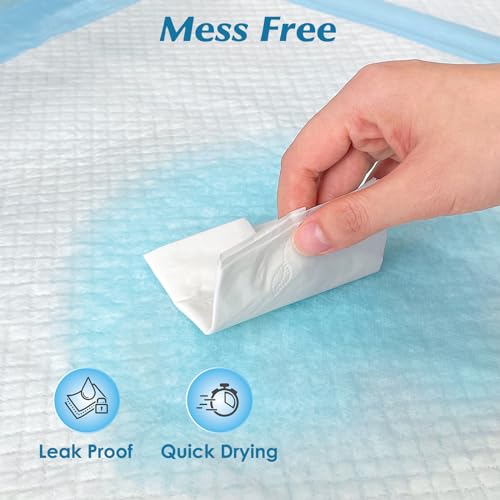 36" x 36" Disposable Underpads, 50 Count, Super Absorbency for Babies, Pets & Adults - Leakproof & Quick Drying