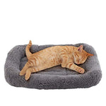 Enjoying 10" x 15" Polycotton Pet Bed with Pillow and Anti Skid Bottom for Cats, Puppies, and Small Dogs