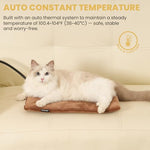 Pet Heating Pad for Cats and Dogs, Waterproof, Constant Temperature, Brown, 16 x 13 Inch