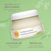 burt's bees 100% natural origin multipurpose healing ointment 7.5 ounce tub for face and body baby care