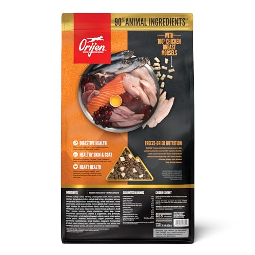 orijen wild reserve dry cat food 6.5lb bag high protein cat kibble with chicken breast morsels