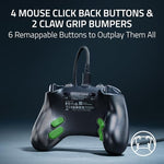 Razer Wolverine V3 Tournament Edition 8K PC Wired Gaming Controller: 8000 Hz Polling Rate - TMR Thumbsticks w/Swappable Caps - Ergonomic Design - 6 Remappable Buttons - Fast Triggers - Black