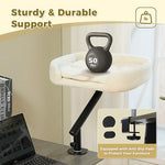 pawz road cat desk bed white 360° rotation adjustable supports up to 50 lbs