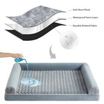 BFPETHOME orthopedic dog bed for medium large dogs, waterproof couch pet bed with removable cover